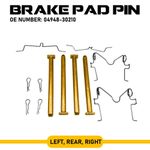 BRAKE CALIPER PIN FITTING KIT REAR FOR LEXUS IS200 IS220d IS250 IS300 2005-2013