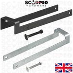 Heavy Duty Throw Over Loop Gate Latch 12" for 2" Wide Farm Field Gate