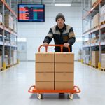 Plasterboard Trolley Drywall Cart 997.9kg/2200lbs Handling Sheetrock Sheet Panel