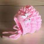 Stunning Romany baby girl or reborn bonnet hand crochet 3 months up💕