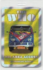 The Who Backstage Pass All Areas Access Laminate Variant
