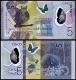 SAINT THOMAS & PRINCE 5 DOBRAS (P70) 2016/2018 POLYMER UNC