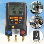 New Testo 549 Refrigeration Digital LCD Manifold HVAC Gauge Meter System Kit