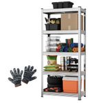 5 Tier Racking Shelf Heavy Duty Garage Shelving Storage Shelves Unit 150x70x30cm