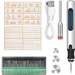 Pro Electric Engraving Pen Cordless Carving Pen Rechargeable Micro Engraver Tool