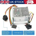 DC 10-55V 60A PWM Motor Speed Controller CW CCW Reversible Switch 12V 24V 48V UK