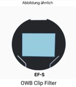 OWB Clip Filter EF-S and EF for Canon EOS Astro Modified Astro Camera