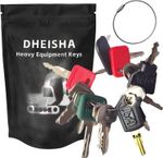 15 Master Plant Key Set Excavator Dumper Truck CAT Takeuchi Kubota Volvo Laser