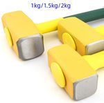 Heavy Duty 1kg/1.5kg/2kg Club Lump Hammer Hardened Steel Fibreglass Grip Handle