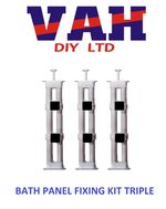 Unipanel Fixer Universal Bath Panel Fixing Kit Twin or Triple Pack DIY