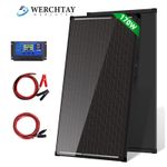 170W 200W Solar Panel Kit 12V Battery Charger Controller RV Camper Boat Caravan