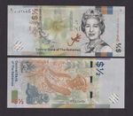 UNC Bahamas $1/2 Half Dollar Fifty Cents Banknote 2019 Queen Elizabeth II QE2