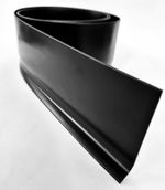 10m - Flexible PVC Black 100mm Sit On Skirting - Skirting Board - Premium Grade