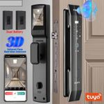 Tuya 3D Face Real-time Intercom Smart Door Lock Security Camera Intelligent New