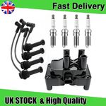 For FORD FIESTA MK6 MK7 (2005-2012) Ignition Coil Pack,Plugs & Leads 0221503485