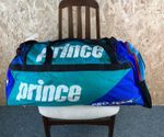 Vintage 80’s Prince Tennis Racket Bag Purple Green Red Colorblock Benetton