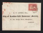 Z17_00 GB QV 1857 1d PALE ROSE TRANSITIONAL PLATE 49 C9A(1) FU ON ENTIRE