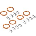 Exhaust Gaskets Nut Kit For Honda GL1500 Goldwing Interstate Aspencade Valkyrie.