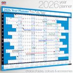 2026 Wall Planner Calendar Wall Chart Calender Holidays ✔WIDEST RANGE ON EBAY