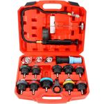 18pcs Radiator Cooling System Pressure Tester Coolant Purge Refill Vacuum Kit