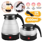 Electric Kettle Car Van Travel Camping Portable Tea Coffee Jug Floable Kettle