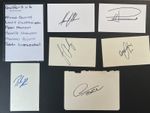 Golf Golfers Signed Autograph Pack White Index Cards x6 Stenson Oosthuizen Bjorn