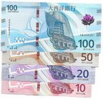 China Macau 2024 / 2025 (Dated 2020) 10, 20, 50, 100 Patacas BNU - New UNC