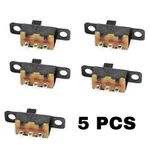 5PCS 3Pin ON/ON SPDT Mini Panel Slide Switch SS12F1-G3 DC 50V 1A