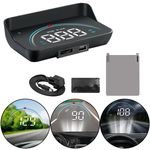 OBD2 Speedometer Projector & Alarm Car HUD Head Up HD Over Speed Warning Display