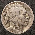 1924-D Buffalo Nickel - VF+ Condition. Key Date