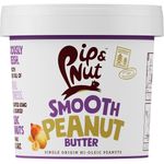 Pip Nut Peanut Butter Smooth High Protein Nut Butter Healthy Fats 1kg 2kg