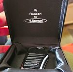 Ronson Metal Plain Pocket Cigarette Lighter in Presentation Box
