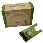 500 Dog Poo Bags With Tie Handles - Premium Biodegradable Extra Large