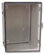 STI ET-141007-C GRP PC enclosure with clear door | 13.8 x 9.8 x 7.1in (IP54)
