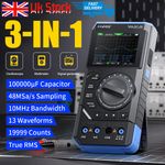 (FNIRSI) 3-IN-1 DST210 Handheld Digital Oscilloscope Multimeter Signal Generator