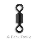 Size 8 Swivels Rolling Barrel Carp Fishing Terminal Tackle Black Rig Swivel (S)