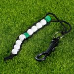 Plastic Bead Score Counter White & Green Beads For Effective Way Keep Your Score