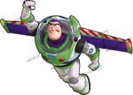 Character sticker Buzz Lightyear decal Ice Cream Van Trailer Shop (choose size)