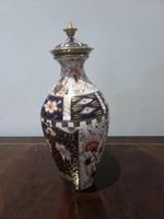MINT Antique 1917 Royal Crown Derby 10" Vase - Old Imari 1128 - First Quality