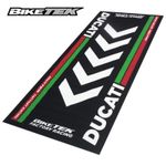 BikeTek Series 4 Ducati Workshop Garage Motorcycle Mat Non-Slip 190x80 cm