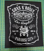 Guns N' Roses Paradise City Large Printed Sew On Back Patch Officially Licensed