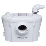 Bathroom 4 Inlet Macerator Waste Pump System, 400W, 270 x 398 x 230mm, White