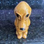 Vintage Ceramic Basset Hound Dog Money Box Ornament Figurine 1970’s