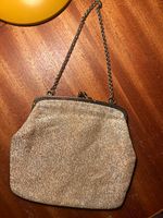 1960s small gold lurex handbag