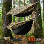 Camping Hammock Tent Night Cat Mosquito Net Tarp 1 Person Camouflage Lightweight