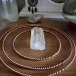 Tensor Ring Trio Sacred Lost 1/2 Empowerment Cubit 2mm Copper Handmade