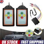 12V/24V Electric Wireless Winch Remote Control Twin Handset For Truck ATV SUV Uk