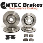BMW F12 640d 640i F13 640d 2011- FRONT REAR BRAKE DISCS & PADS 348mm 345mm