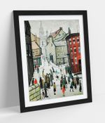 BERWICK UPON TWEED, L.S. LOWRY- HOME DECOR FRAMED WALL ART PAPER PRINT POSTER