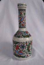 Decorative Ceramic Greek Metaxa Bottle With Stopper
